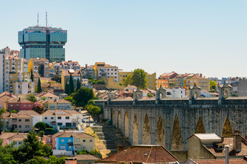 The Aqueduct Aguas Livres in Portuguese: Aqueduto das Aguas Livres Aqueduct of the Free Waters is a historic aqueduct in the city of Lisbon, Portugal
