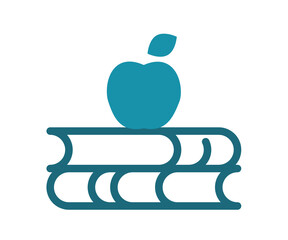 knowledge book insight education single isolated icon with solid line style
