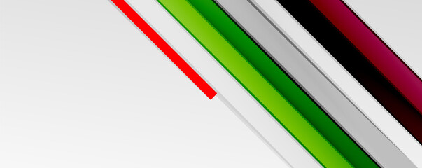 Multicolored lines background. Design template for business or technology presentations, internet posters or web brochure covers