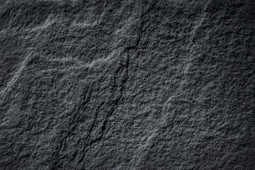 Black stone texture or dark gray natural patterns for background