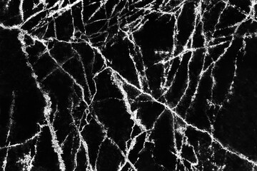 Black and white marble  lightning abstract nature background
