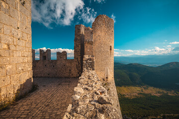 The Castle of Rocca Calascio, Abruzzo, Italy