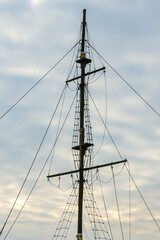 Fototapeta premium Segelmast Borkum