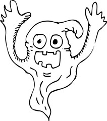 Happy Halloween icon theme and halloween background sign