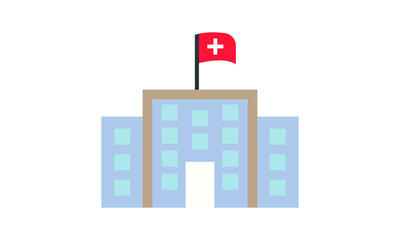 Hospital, Medication, Health care, Service, Apartment, Medical, Symbol free vector image icon