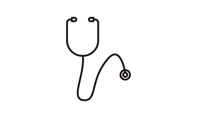 Stethoscope, Pharmacy, Nurse, Heartbeat, Therapy, Health care, Diagnostic free vector image icon