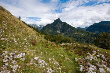 Landscape in the mountains