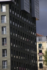 Urbanscape in the city of Bilbao