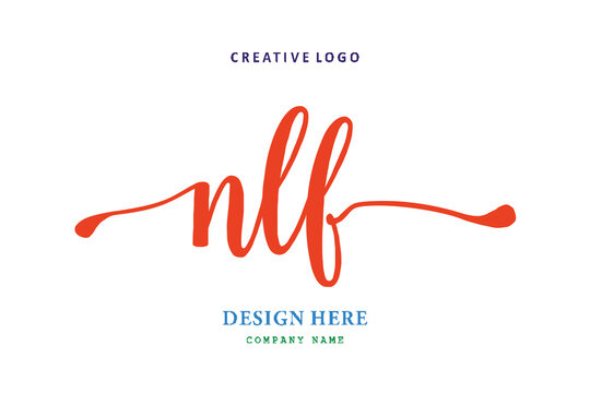 NLF lettering logo is simple, easy to understand and authoritative