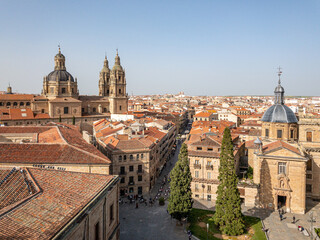 Fototapeta na wymiar Aerial view of the city of Salamanca, Castilla y Leon, Spain