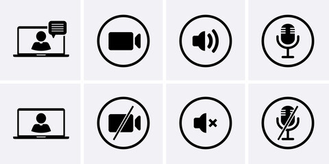 Conference Icons set. - 425506415