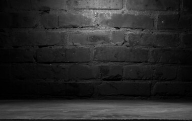 Image of dark concrete wall and floor