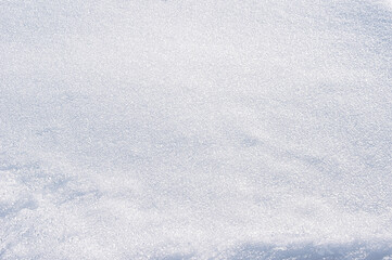 ground texture with smoothed and white snow