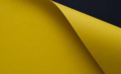 Abstract 3d contrast yellow and black background, web template, mock up