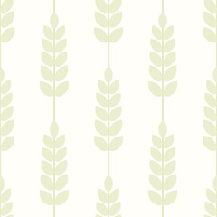 Seamless classic wallpaper from leaves in vector 