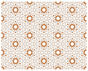 traditional turkish geometric seamless pattern