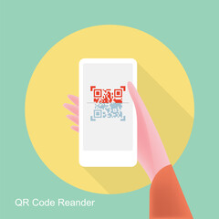 application, code, capture, hold, screen, reader, data, display, smart, scan, scanning, binary, QR, scanner, identification, bar, coding, phone, web, sign, technology, icon, mobile, internet, symbol, 