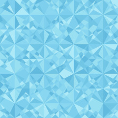 Seamless pattern. Blue crystal texture.