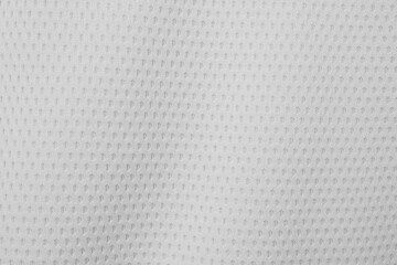 White sports clothing fabric football shirt jersey texture background