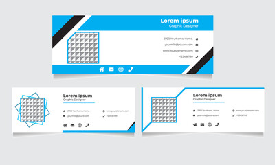 Professional Email Signature flat multipurpose business email signatures.