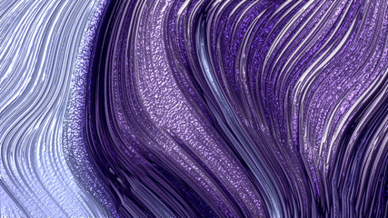 Waves purple violet with luxury texture background. Abstract 3d illustration, 3d rendering.