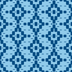 Japanese Diamond Plaid Weave Vector Seamless Pattern