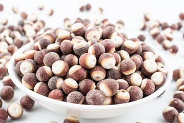 Chinese medicine Gorgon on white background