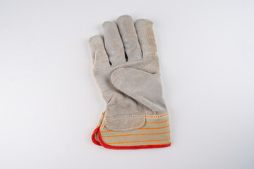 Work gloves isolated on white background