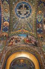 Obraz premium The interior of the Holy- Ascension Cathedral