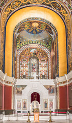 Fototapeta premium The interior of the Holy- Ascension Cathedral