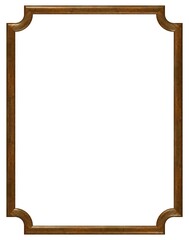 leerer alter Holz-Bilderrahmen