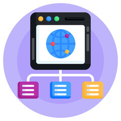 
Download this premium flat icon of shared web hosting  

