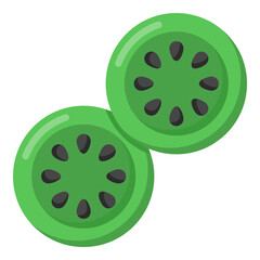 
A modern style icon of kiwifruit 

