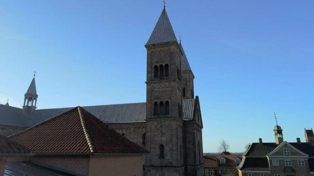 Viborg Domkirke drone billeder - Drone footage of Viborg Cathedral