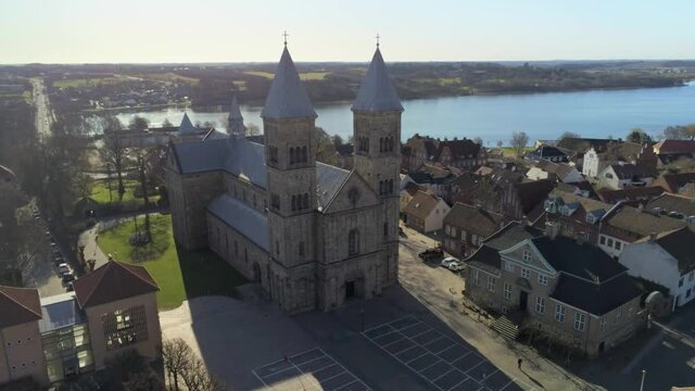 Morning view of Viborg Domkirke #VisitViborg