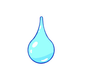 Water drop design illustration