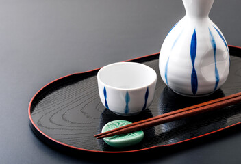 日本酒セット　徳利　お猪口
