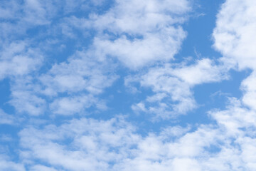 blue sky with white clouds