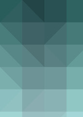 Abstract color Low-Polygones Generative Art background illustration