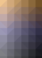 Fototapeta premium Abstract color Low-Polygones Generative Art background illustration