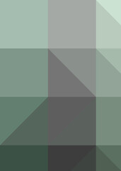 Obraz premium Abstract color Low-Polygones Generative Art background illustration