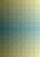 Abstract color Low-Polygones Generative Art background illustration