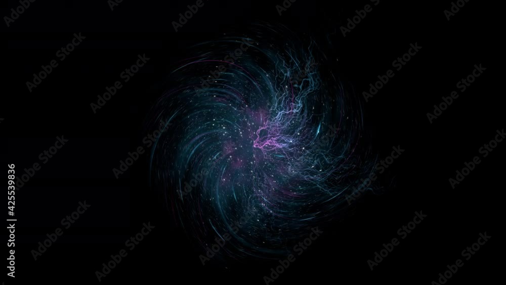 Poster portal funnel wormhole. futuristic cosmic sci-fi technology. seamless loop 3d render animation