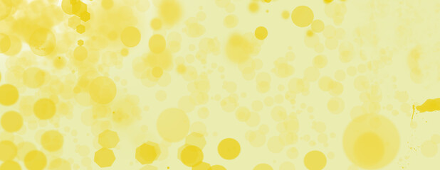 Yellow bokeh background
