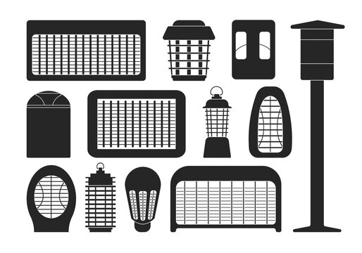 Insect trap vector black set icon. Vector illustration flytrap on white background. Isolated black set icon insect trap.