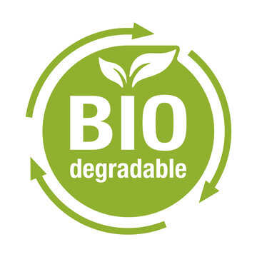 Biodegradable plastic eco friendly sign
