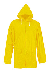 raincoat isolated on white background