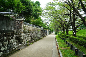 Fototapeta premium Japanese castle town in Kouchi.