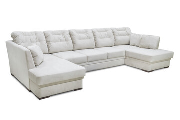 Soft furniture on a white background in isolation