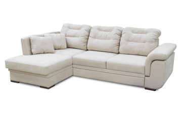 Soft furniture on a white background in isolation